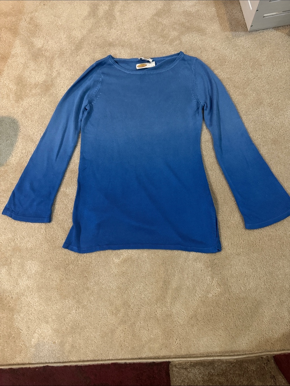 Talbots Blue Ombre Swim Coverup